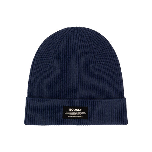 Gorro Azul Ecoalf Wool Beanie Navy 