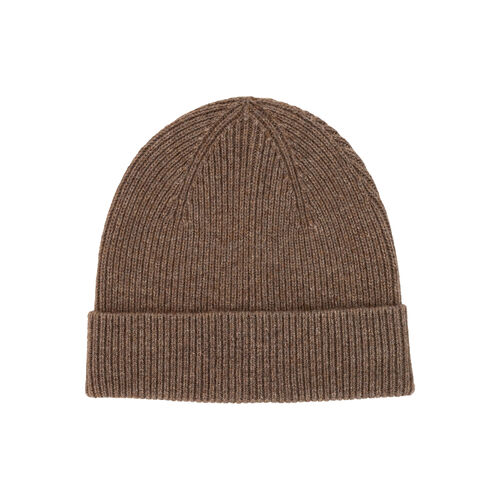 Gorro Marrón Ecoalf Wool Beanie Brown Melange 