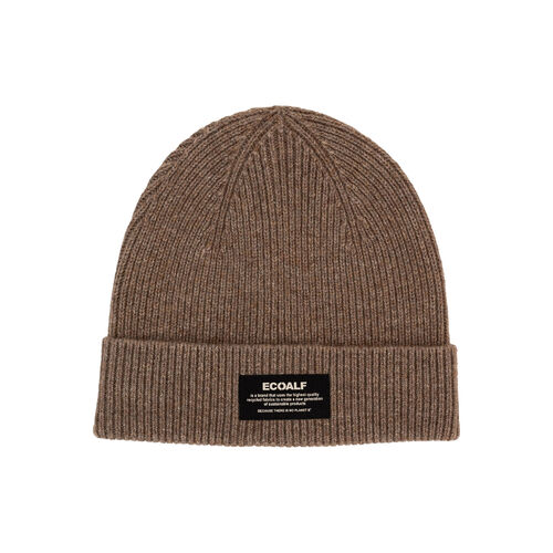 Gorro Marrón Ecoalf Wool Beanie Brown Melange 