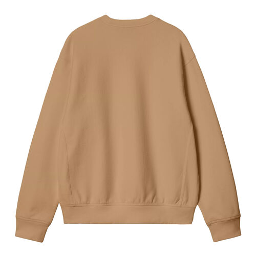 Sudadera Beige Carhartt American Script Sweatshirt Peanut XS