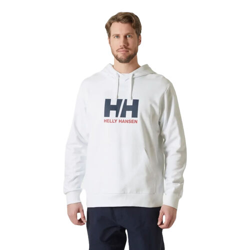 Sudadera Blanca Helly Hansen HH Logo Hoodie White S