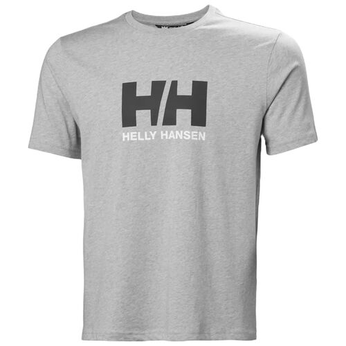 Camiseta Gris Helly Hansen HH Logo Hoodie Grey Melang  S