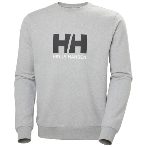 Sudadera Gris Helly Hansen HH Logo Crew Sweat Grey Melang S