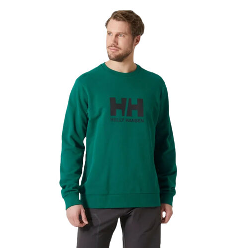 Sudadera Verde Helly Hansen HH Logo Crew Sweat Emerald S