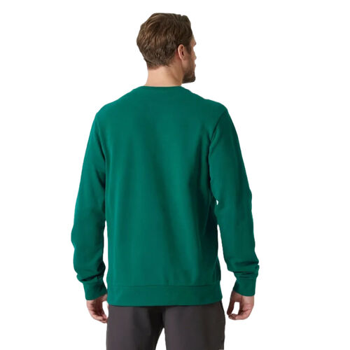 Sudadera Verde Helly Hansen HH Logo Crew Sweat Emerald S