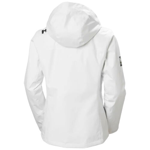 Chaqueta Blanca Mujer Helly Hansen Crew Hoodied Midlayer Sailing Jacket 2.0 White XS