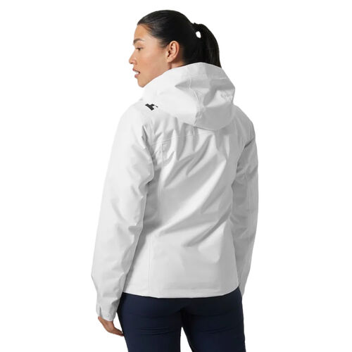 Chaqueta Blanca Mujer Helly Hansen Crew Hoodied Midlayer Sailing Jacket 2.0 White XS