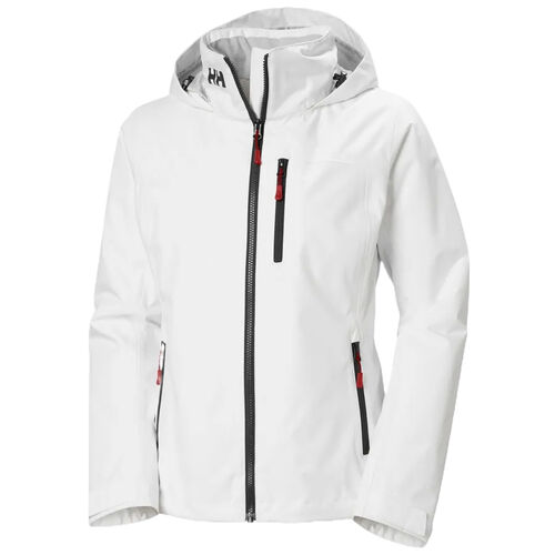 Chaqueta Blanca Mujer Helly Hansen Crew Hoodied Midlayer Sailing Jacket 2.0 White XS