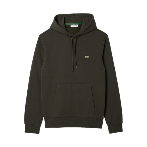 Sudadera Verde Khaki Lacoste con Capucha Logo Pequeño Aubier S