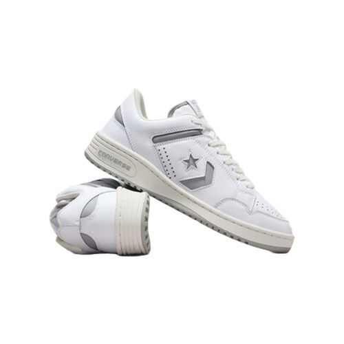 Zapatillas Blancas-Gris Converse Weapon Leather Blanco Vintage 40