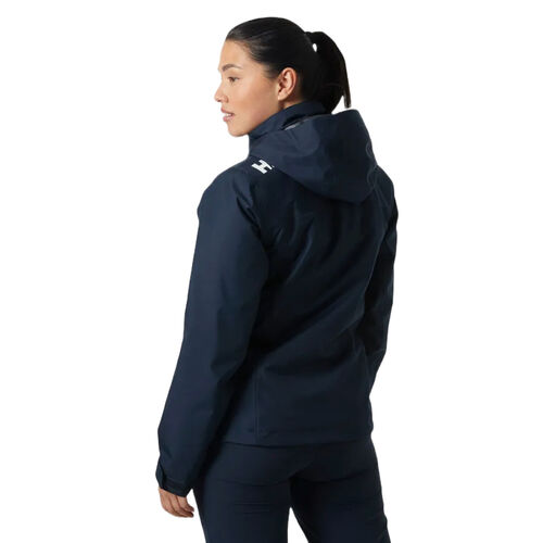 Chaqueta Azul Mujer Helly Hansen Crew Hoodied Midlayer Sailing Jacket 2.0 Navy S