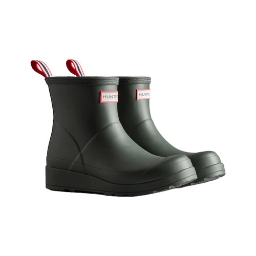 Botas Verdes Hunter Boots Play Short Wellington Arctic Moss 36