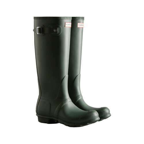 Botas Verdes Hunter Boots Original Tall Wellington Dark Olive 36