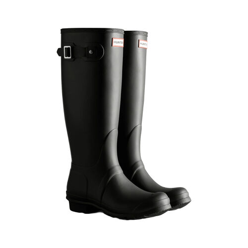 Bota Negra Hunter Boots Tri-colour Logo Backstrap Tall Wellingto Black 37