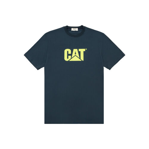 Camiseta Azul CAT Logo Blunig S