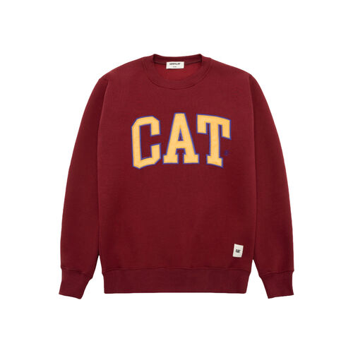 Sudadera Granate CAT Varsity Crewneck Marmar S