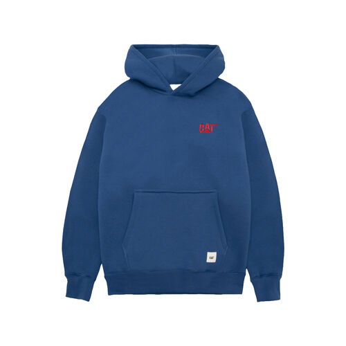 Sudadera Azul CAT Logo Hoodie Bright Blue S