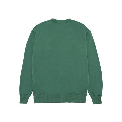 Sudadera Verde CAT Big Cat Logo Crewneck Hunter Green S