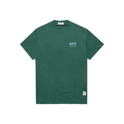 Camiseta Verde CAT Work Hunter Green S