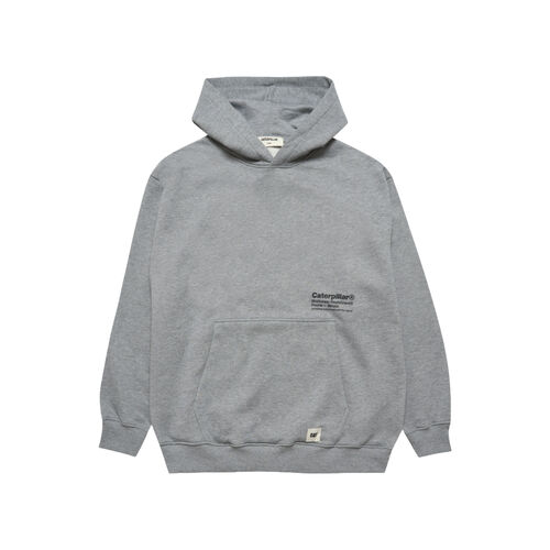 Sudadera Gris CAT Stars and Stripes Hoodie Light Heather Grey S