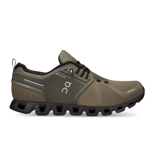 Zapatillas Verde On Running Cloud 5 Waterproof Olive Black 40