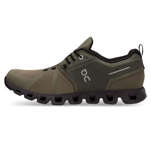 Zapatillas Verde On Running Cloud 5 Waterproof Olive Black 40