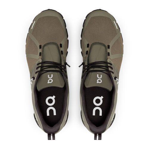 Zapatillas Verde On Running Cloud 5 Waterproof Olive Black 40