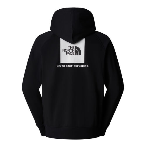 Sudadera Negra The North Face Reglan RedBox Hoodie Black  XS