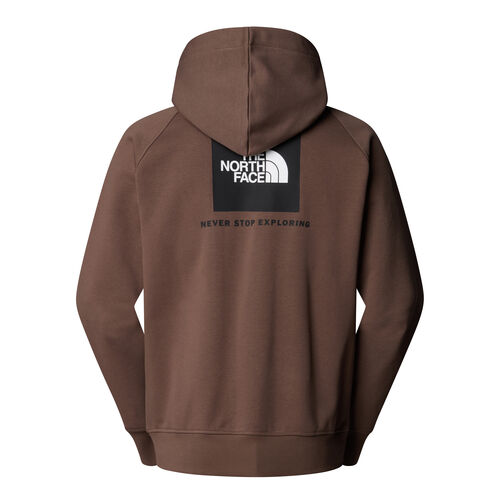 Sudadera Marrón The North Face Reglan RedBox Hoodie Smokey Brown M