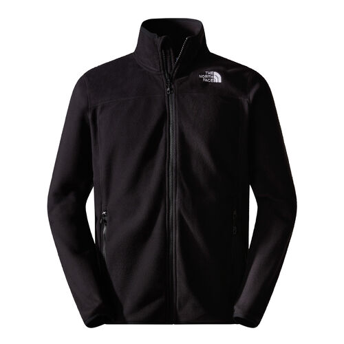 Forro Polar Negro The North Face 100 Glacier Cremallera Integral Black XS