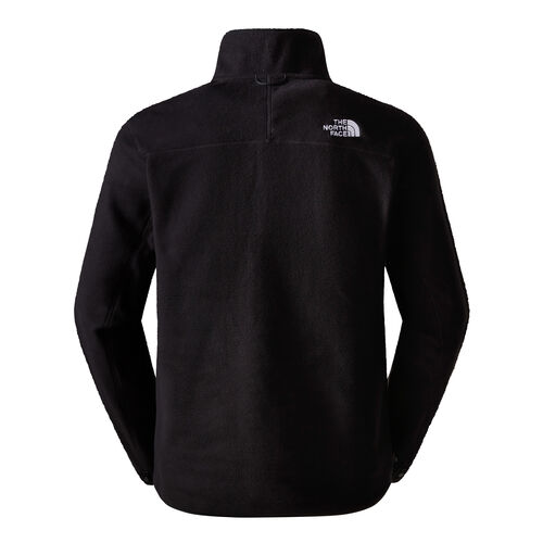 Forro Polar Negro The North Face 100 Glacier Cremallera Integral Black XS