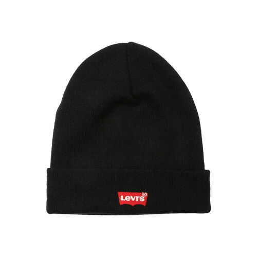 Gorro Negro Levis Embroidered Slouchy Beanie Regular Black 