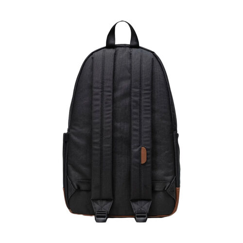 Mochila Negra Herschel Heritage Backpack Black Tan 24L 