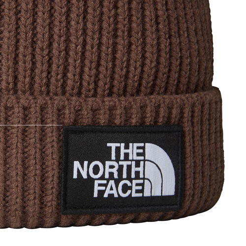 Gorro Marrón The North Face de Punto Elástico 