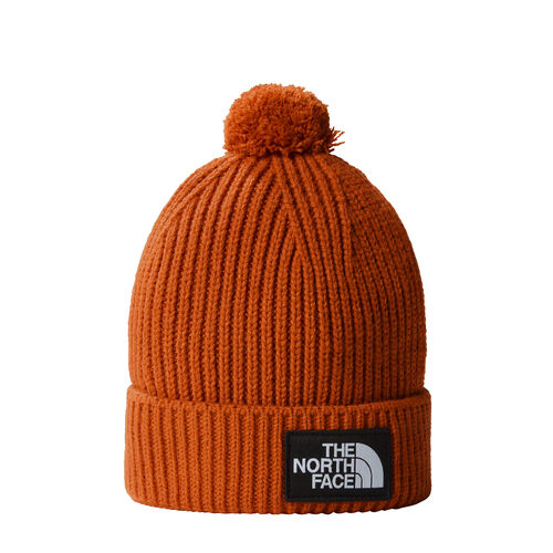 Gorro con Pompón Marrón The North Face con Lo 