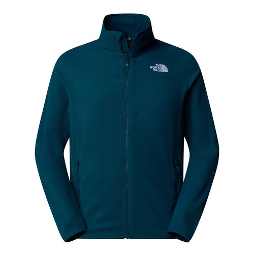 Forro Polar Azul con Cremallera Integral The North Face Glacier 100 Midnight Petrol M