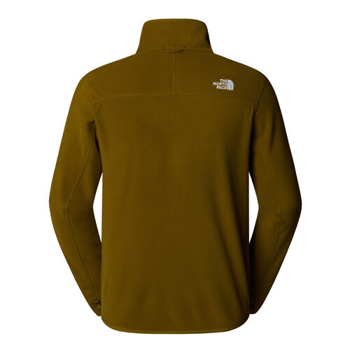 Forro Polar Verde con Cremallera Integral The North Face Glacier 100 Moss Green M