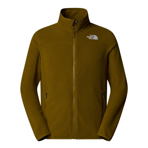 Forro Polar Verde con Cremallera Integral The North Face Glacier 100 Moss Green M