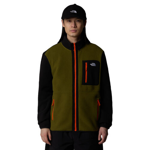 Forro Polar Verde y Negro Cremallera Integral The North Face Yumiori Forest Olive-Black XS