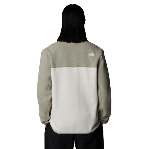 Forro Polar Blanco y Gris Cremallera Integral The North Face Yumiori White Dune-Grey L