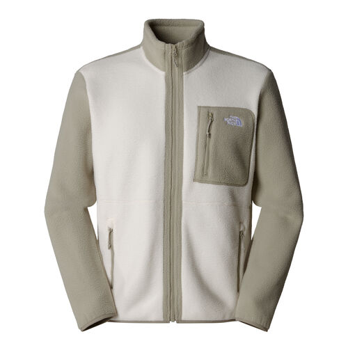 Forro Polar Blanco y Gris Cremallera Integral The North Face Yumiori White Dune-Grey L