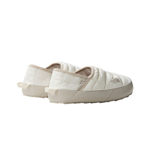 Zapatillas Pantunflas Blancas The North Face Traction V ThermoBall Gardenia White-Silver Grey Mujer 36