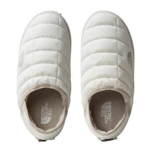 Zapatillas Pantunflas Blancas The North Face Traction V ThermoBall Gardenia White-Silver Grey Mujer 36