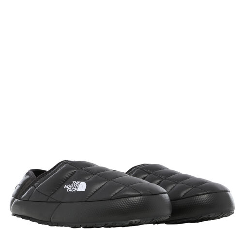 Zapatillas Pantunflas Negras The North Face Traction V ThermoBall Black Mujer 36