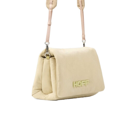 Bolso Bandolera Hoff Everest Nylon Moderno Beige 