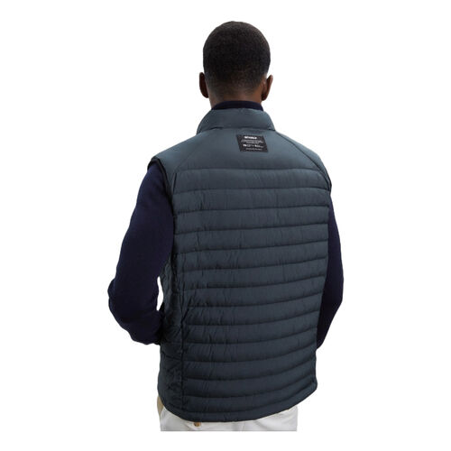 Chaleco Azul Ecoalf Cardiff Vest Steel Blue S