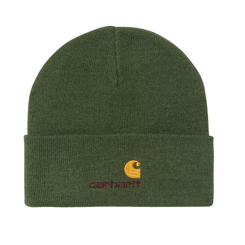 Gorro Verde Carhartt American Script Beanie Tarragon 