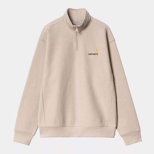 Sudadera Beige Carhartt Half Zip American Scr XS