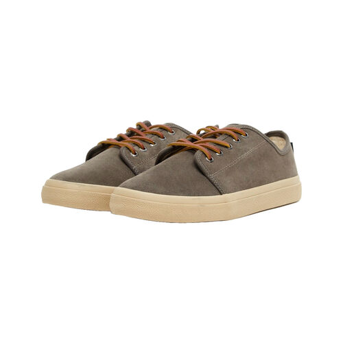 Zapatillas Grises de Piel Pompeii Higby V2 Suede Charcoal Estilo Clásico 40