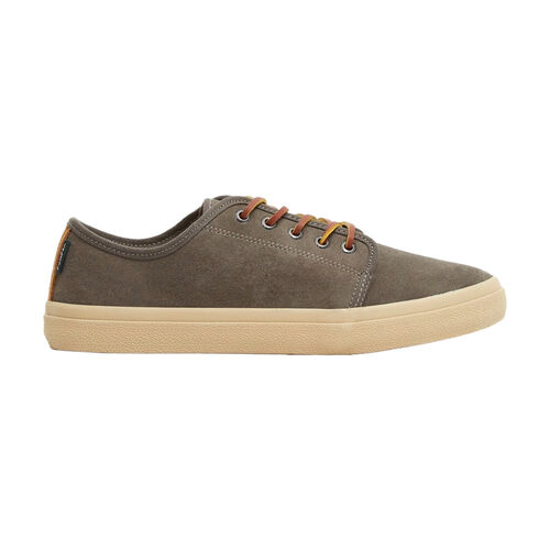 Zapatillas Grises de Piel Pompeii Higby V2 Suede Charcoal Estilo Clásico 40